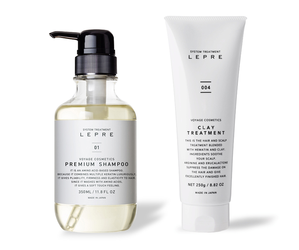 lepreプレミアムシャンプー,クレイトリートメント